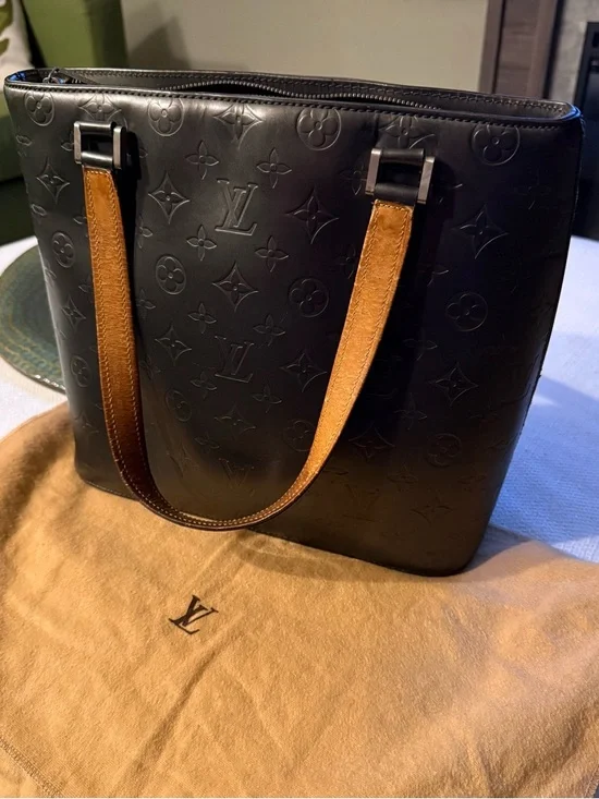 Louis Vuitton Monogram Mat Stockton Tote EUC - Picture 2 of 9